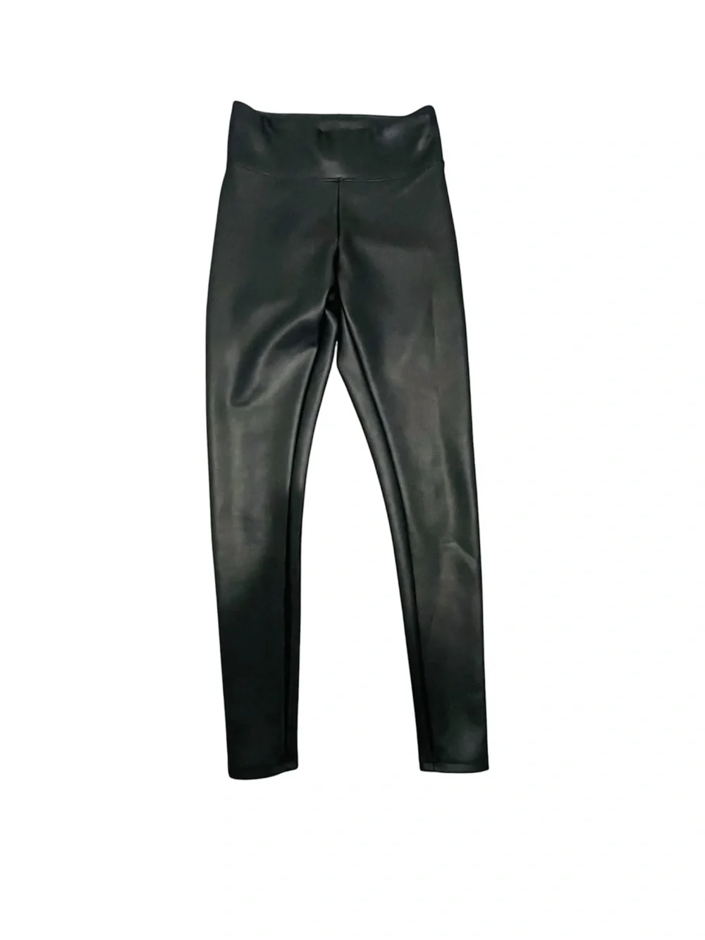 Express High-Rise Faux Leather Leggings - Black